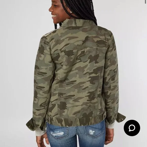 Denim Camo Jacket by BKE - Picture 6 of 6